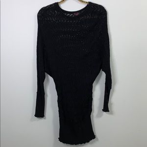 Reggie Sweater Dress, black, size M